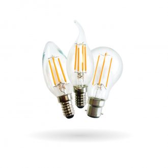 SYNERJI LED Candle and GLS Filament Lamps